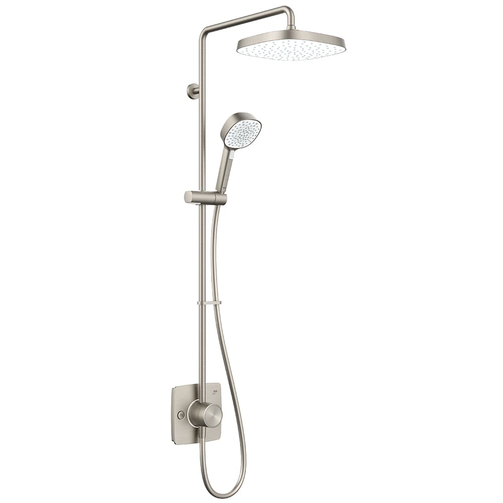Mira Showers Mira 1.1944.005 Opero Dual Outlet Thermostatic Shower Brushed Nickel