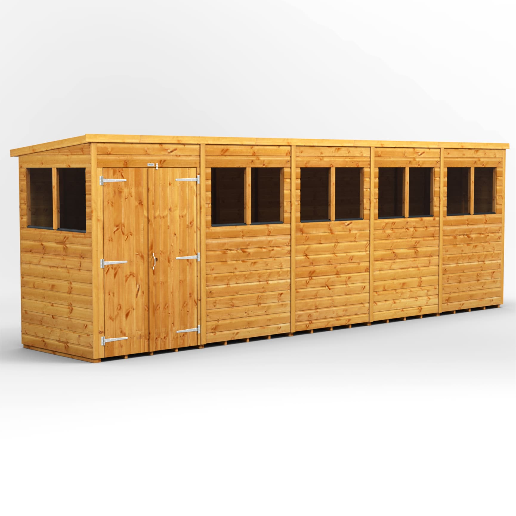 Powersheds 20 x 4 Power Pent Double Door