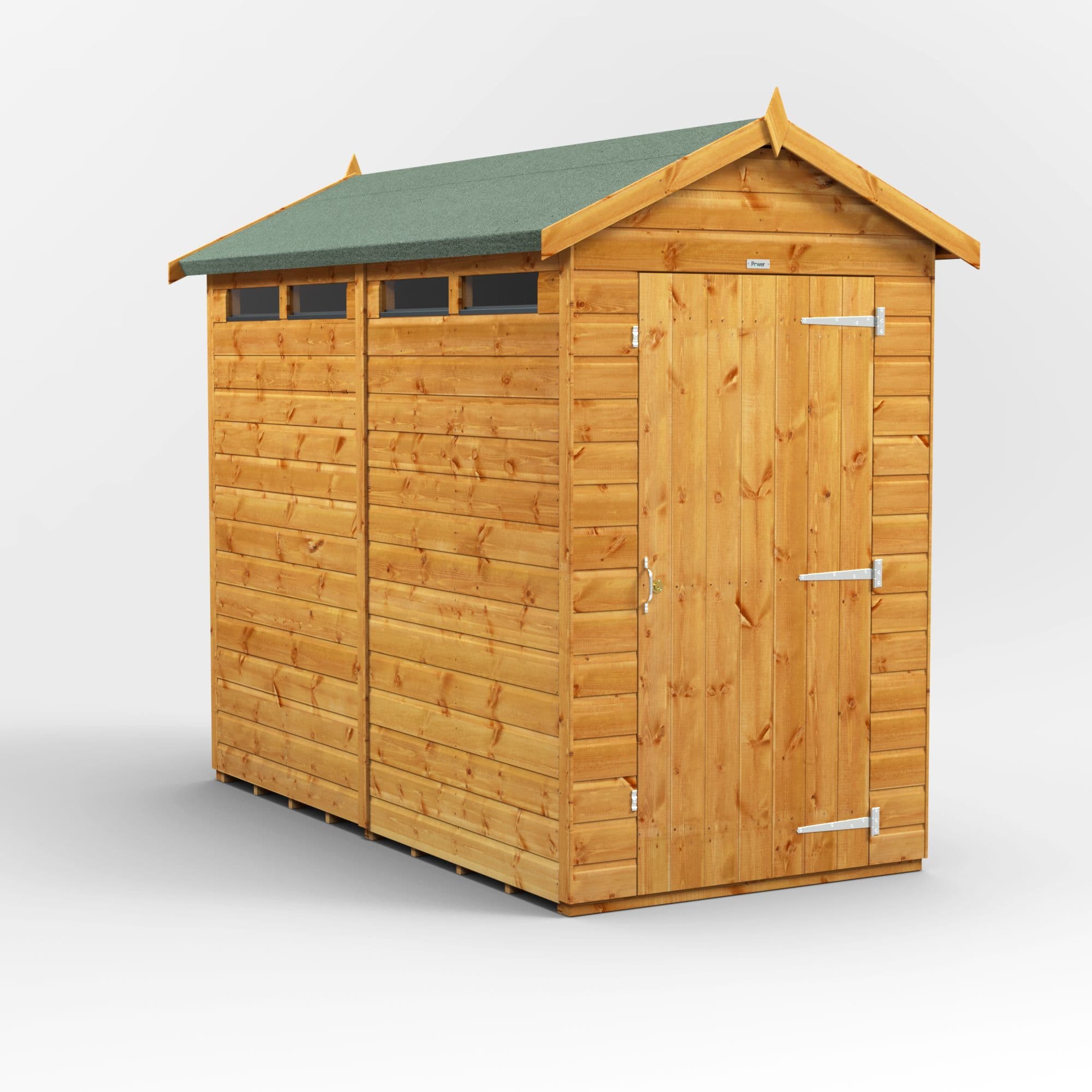 Powersheds 8 x 4 Power Apex Security Shed