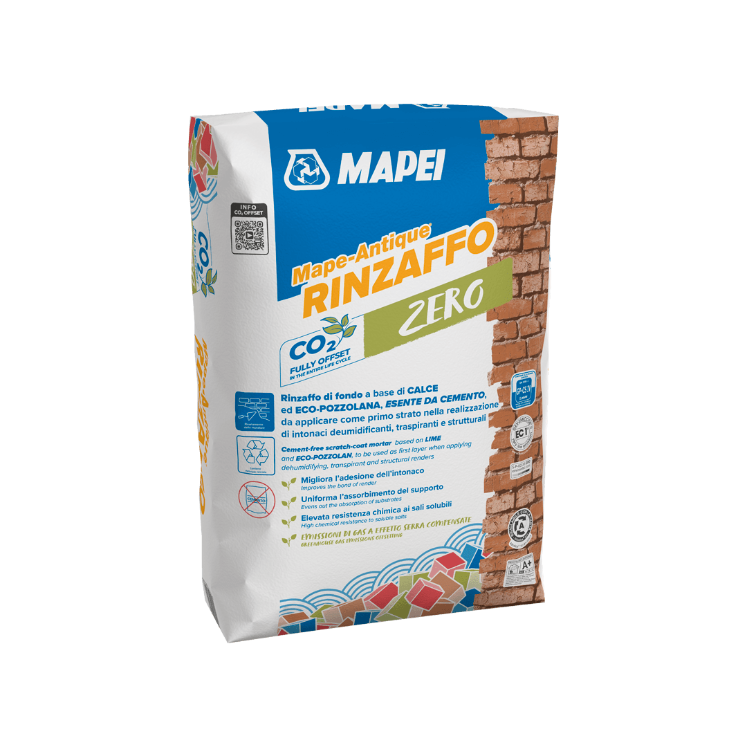 Mape-Antique Rinzaffo - Breathable Heritage & Listed Building Scratch Coat Mortar - 100% Cement Free - 20kg