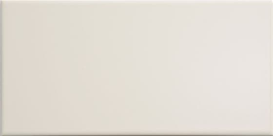 Flat Gloss Cream Ceramic Wall Tile 10x20cm