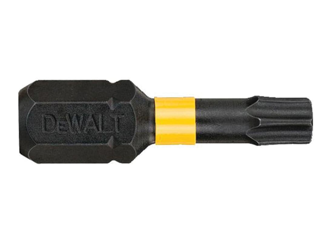DEWALT Power Tools Impact Torsion Bits TX25 x 25mm (Pack 5) DT7382T-QZ