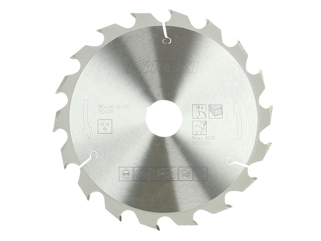 Hikoki Circular Saw Blade 185 x 30mm x 18T 752431