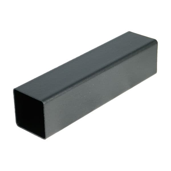 FloPlast Cast Iron Effect Square Downpipe Plain Ended - 65mm x 2.5mtr