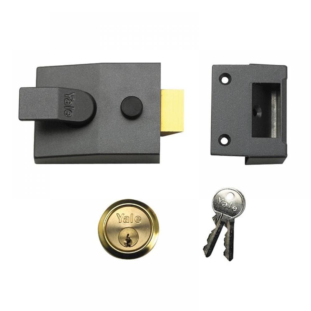 Yale Locks 630088001702 88 Standard Nightlatch 60Mm Backset Dmg Finish 60Mm Backset Box