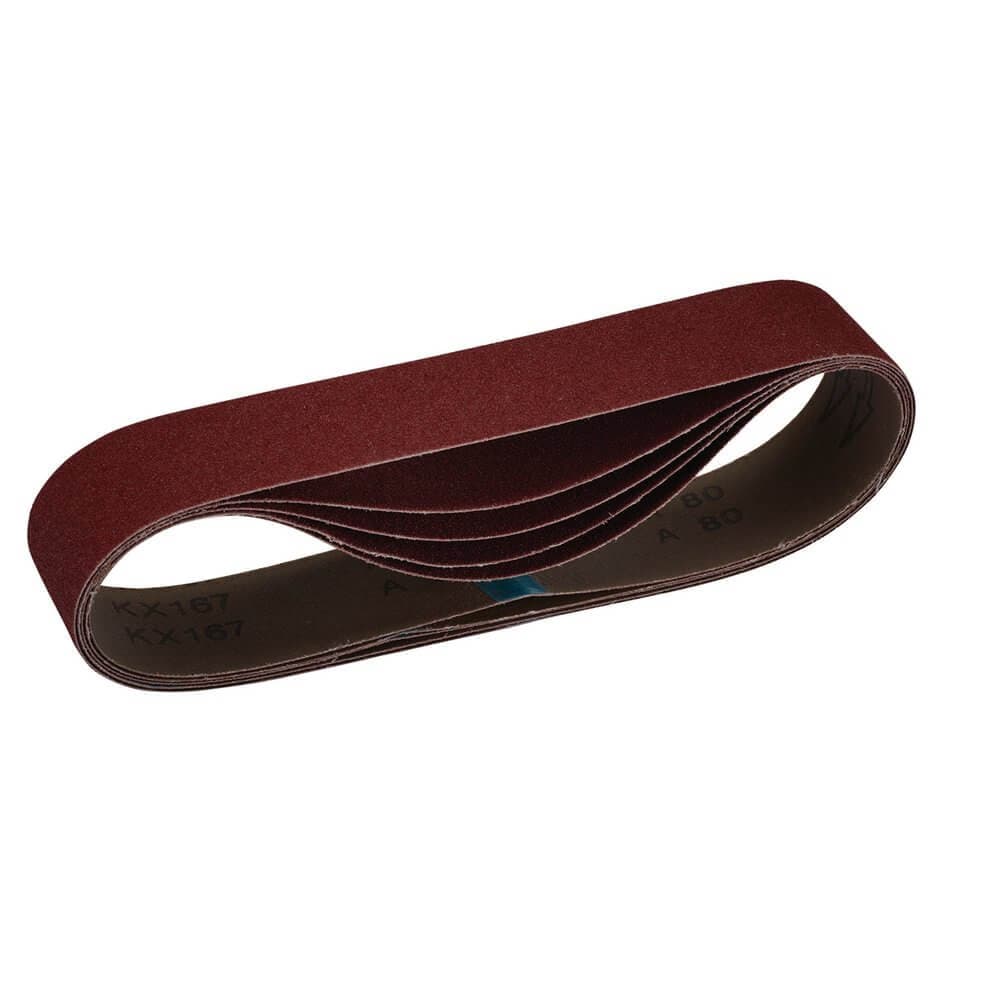 Draper 09215 Cloth Sanding Belt 50 X 686Mm 80 Grit (Pack Of 5) each 1