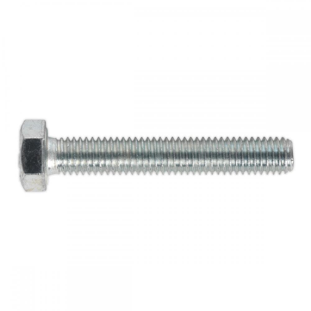 Sealey SS850 Ht Setscrew M8 X 50Mm 8.8 Zinc Pack Of 50