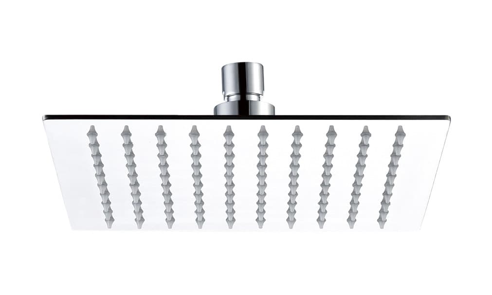 Mv Slim Chrome On S/Steel 8in Square Rain Shower RAIN2