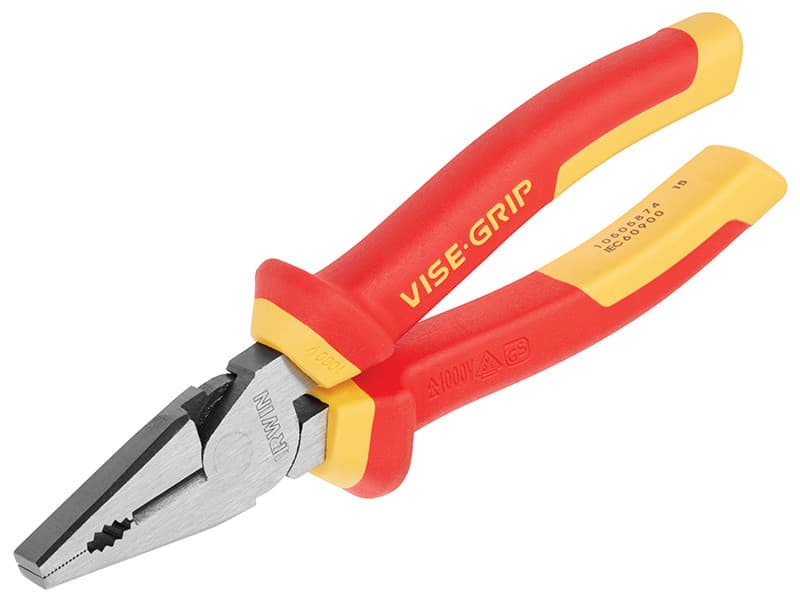 Irwin® Vise-Grip® 10505874 Vde Combination Pliers - High Leverage 200Mm
