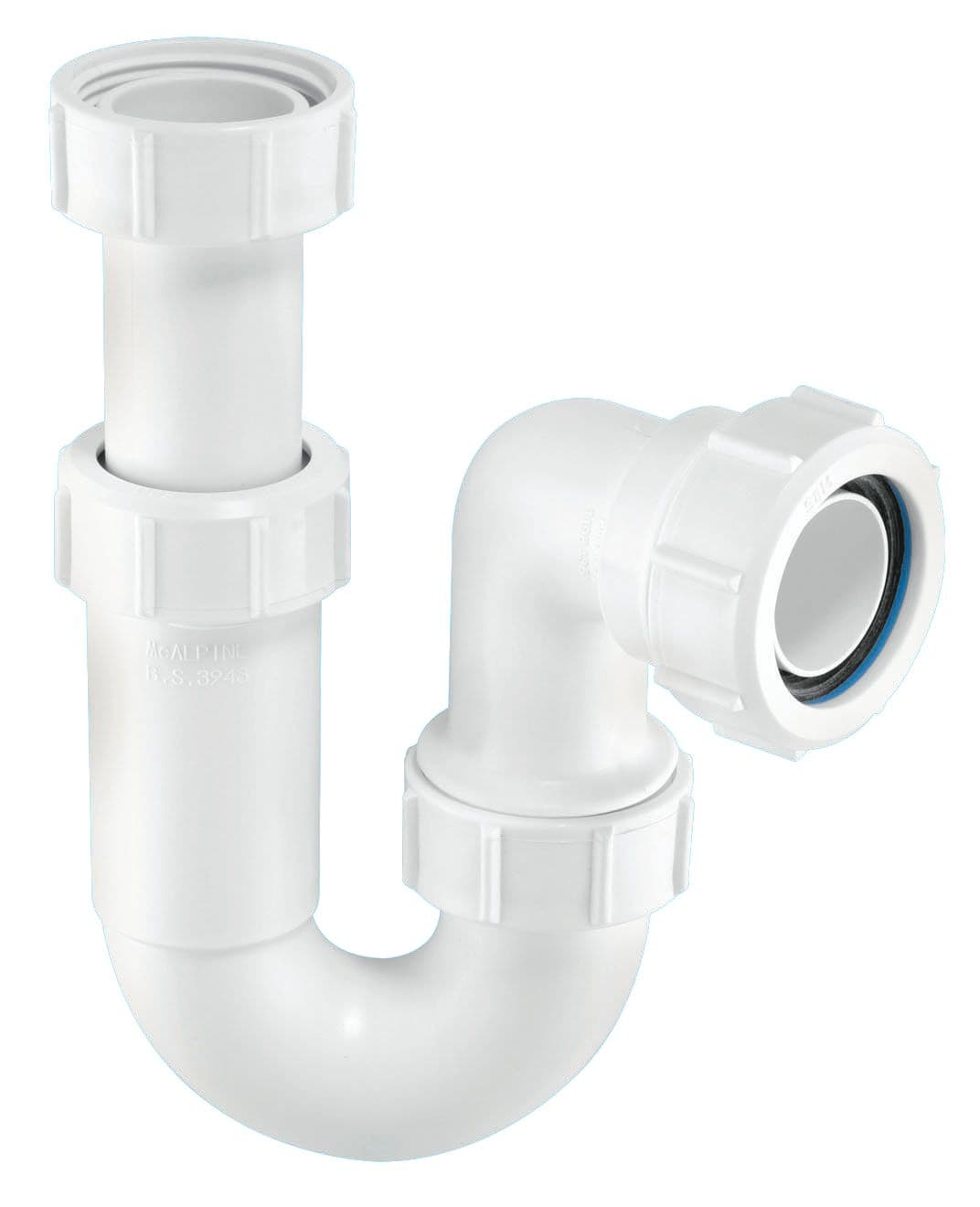 McAlpine Adjustable Bath Trap 38mm ASC10