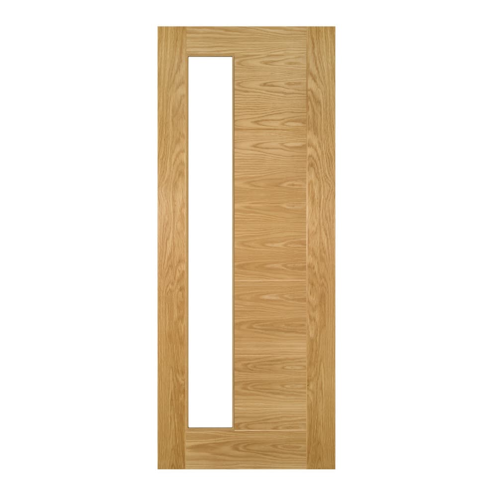 Deanta Seville Prefinished Oak Side Lite Glazed 1981mm x 610mm x 35mm