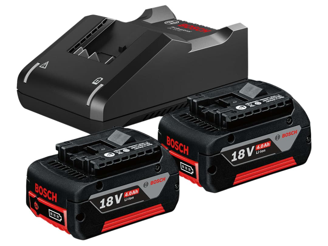 Bosch GBA 4.0Ah Battery & Charger Starter Kit 18V 1600A019S1