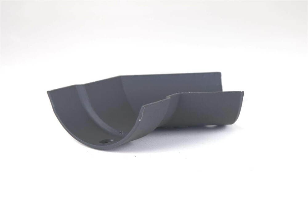 Hargreaves Premier Cast Iron Half Round Gutter Right Hand Angle - 135 Degree x 115mm Primed