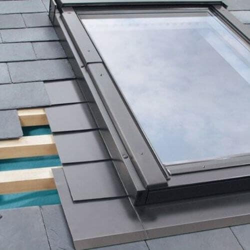 Pitched Roof Window Flashing For Non-Interlocking Slate Up To 10mm Thick - 780mm x 1600mm