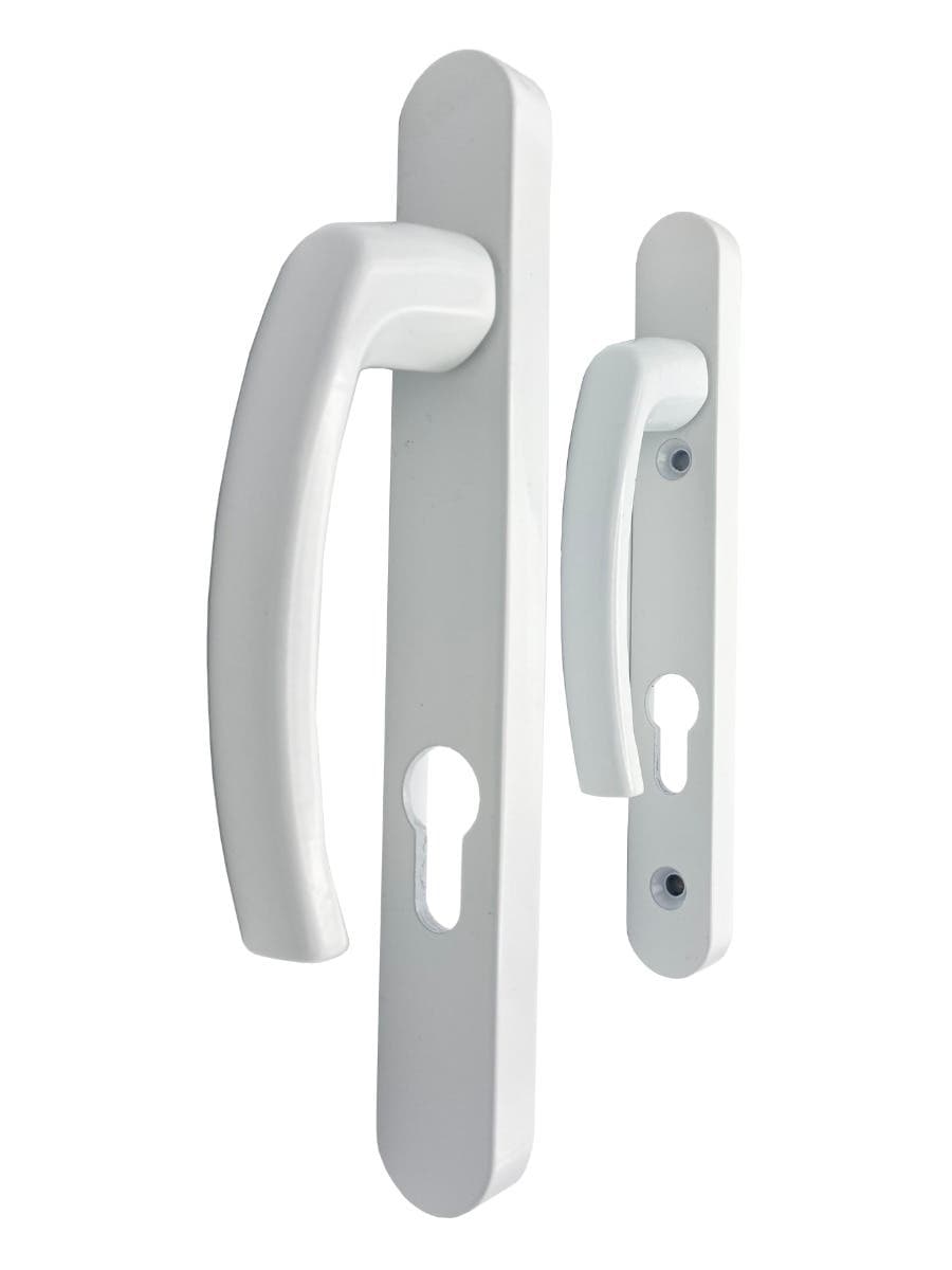 UPVC Door Handle - White - 92/211mm - Hardware Solutions