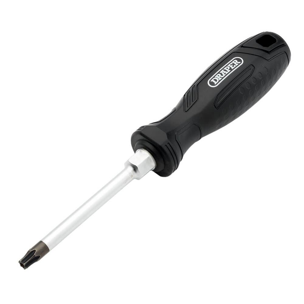 Draper Tx-Star® Tamperproof Hard Grip Screwdriver T40H X 100Mm Pk 1 13579