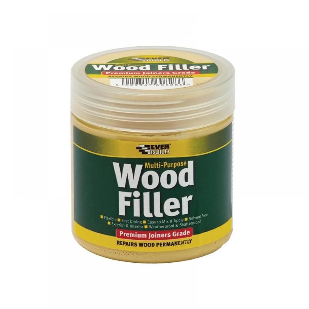 Everbuild Sika 480465 Multipurpose Premium Joiners Grade Wood Filler Light Oak 250Ml