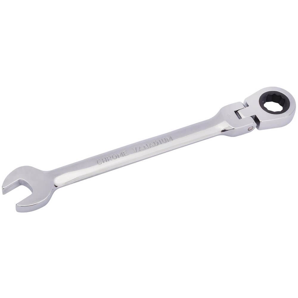 Draper 52016 Hi-Torq® Metric Flexible Head Ratcheting Combination Spanner 14Mm each 1