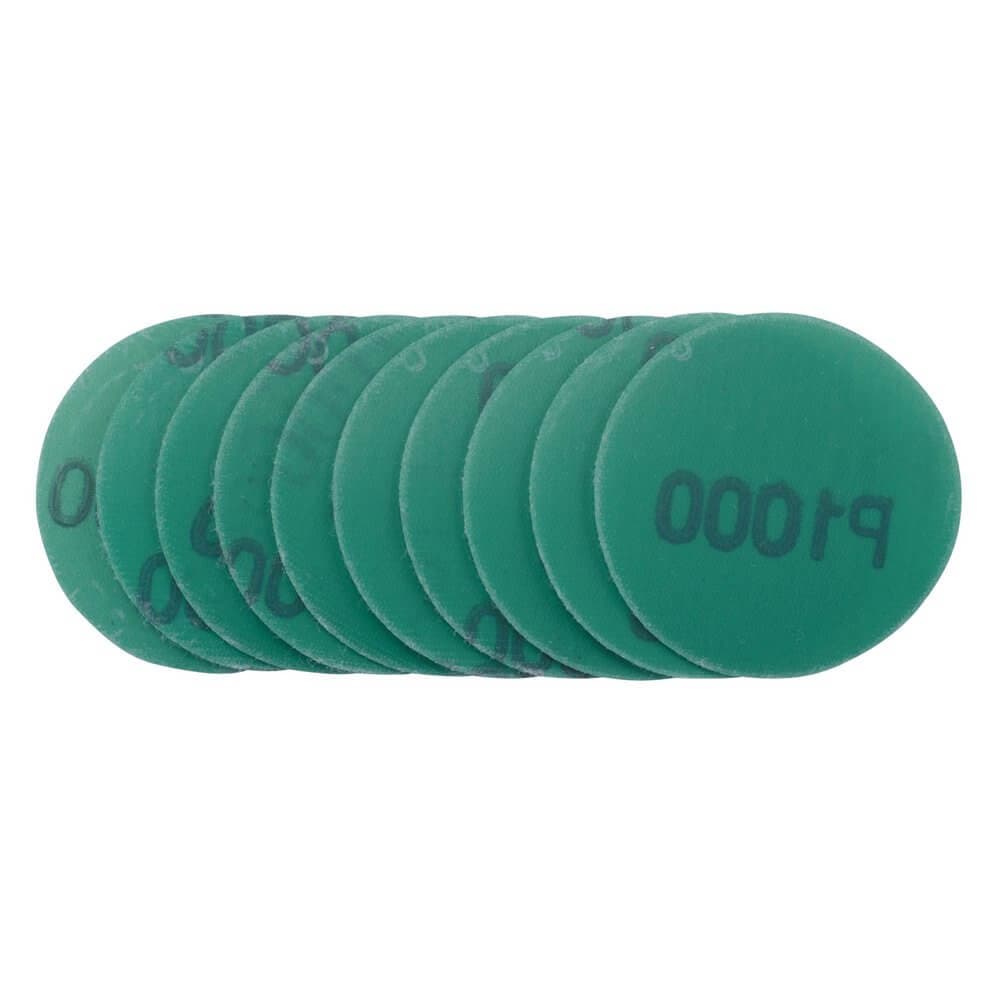 Draper 01109 Wet And Dry Sanding Discs With Hook And Loop 50Mm 1000 Grit (Pack Of 10) each 1