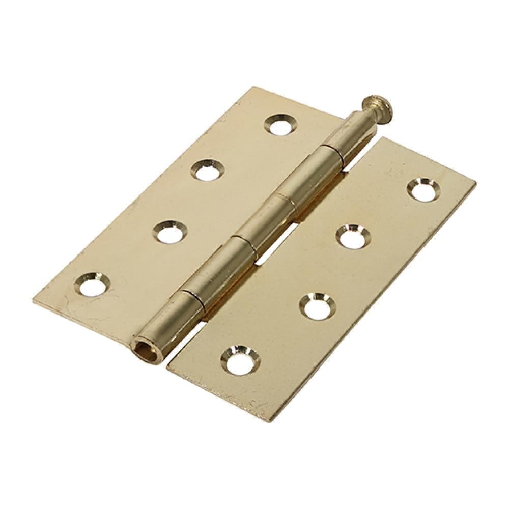 Timco 434101 Butt Hinge - Loose Pin (1840) - Electro Brass 100 X 71