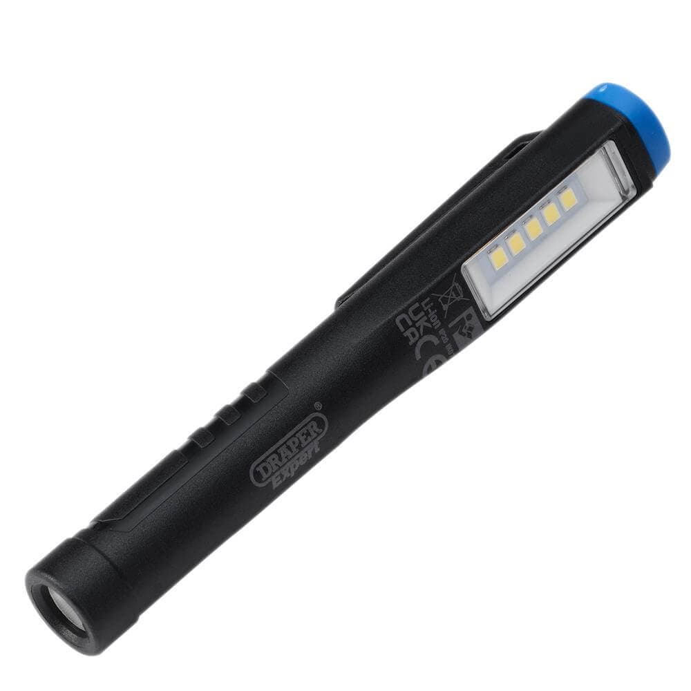Draper Expert Smd Led Usb Rechargeable Pen Light 1W 150 Lumens Usb-C Cable Supplied each 1 31098