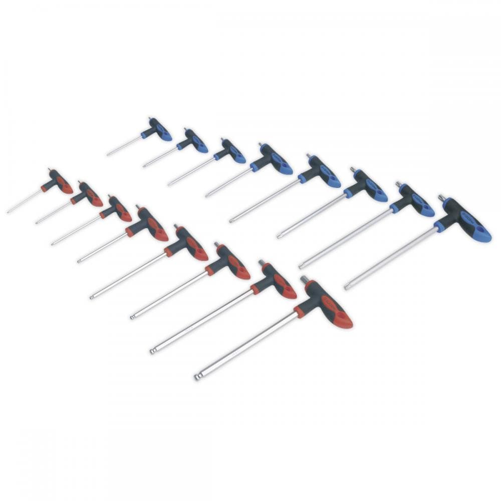 Sealey AK7147 T-Handle Trx-Star* & Hex Key Set 16Pc
