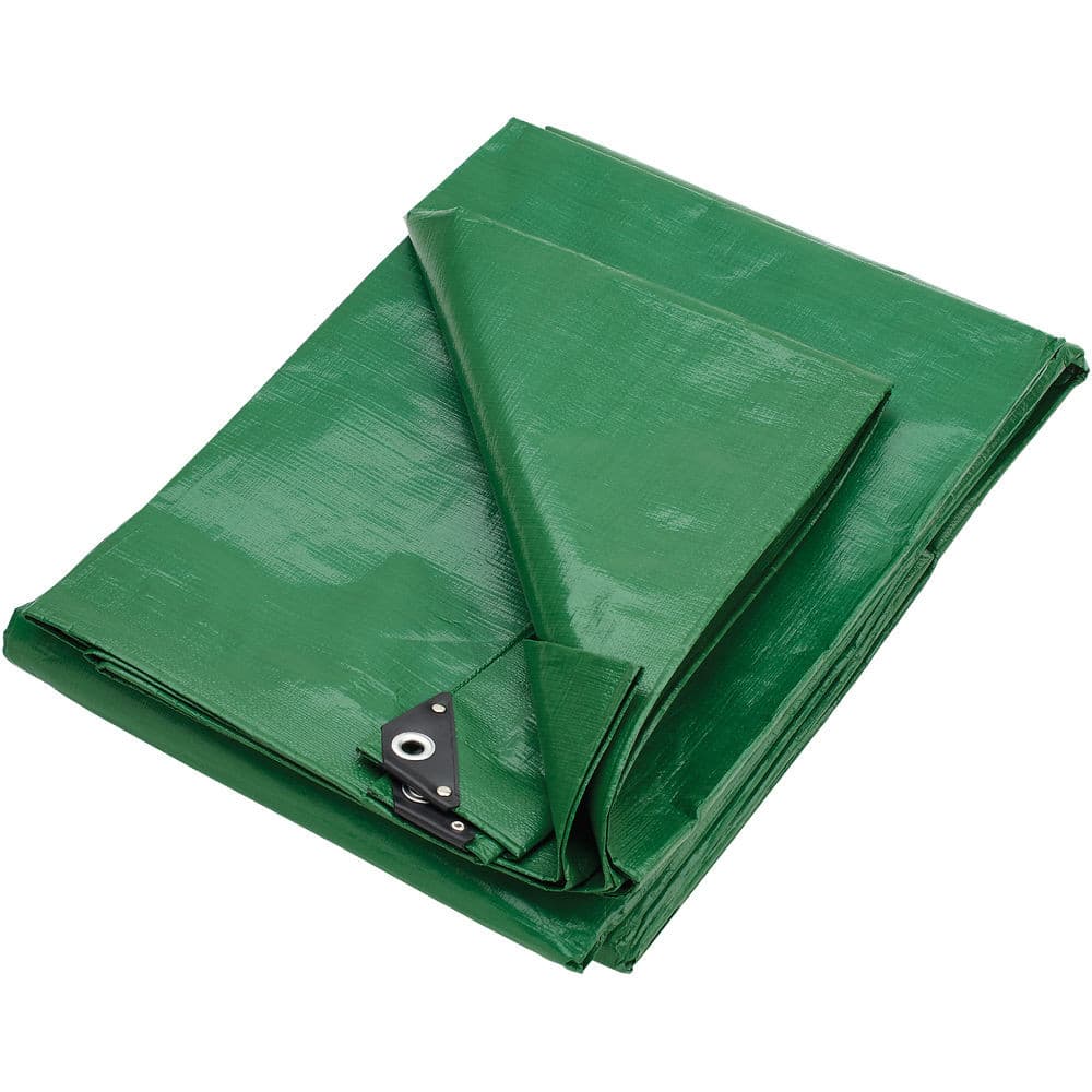 Clarke 6470240 Hdgr10/12 10Ft X 12Ft (Approx) Heavy Duty Green Polyethylene Tarpaulin