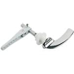 Mv Cistern Lever Curved Chrome On Metal CLCMB