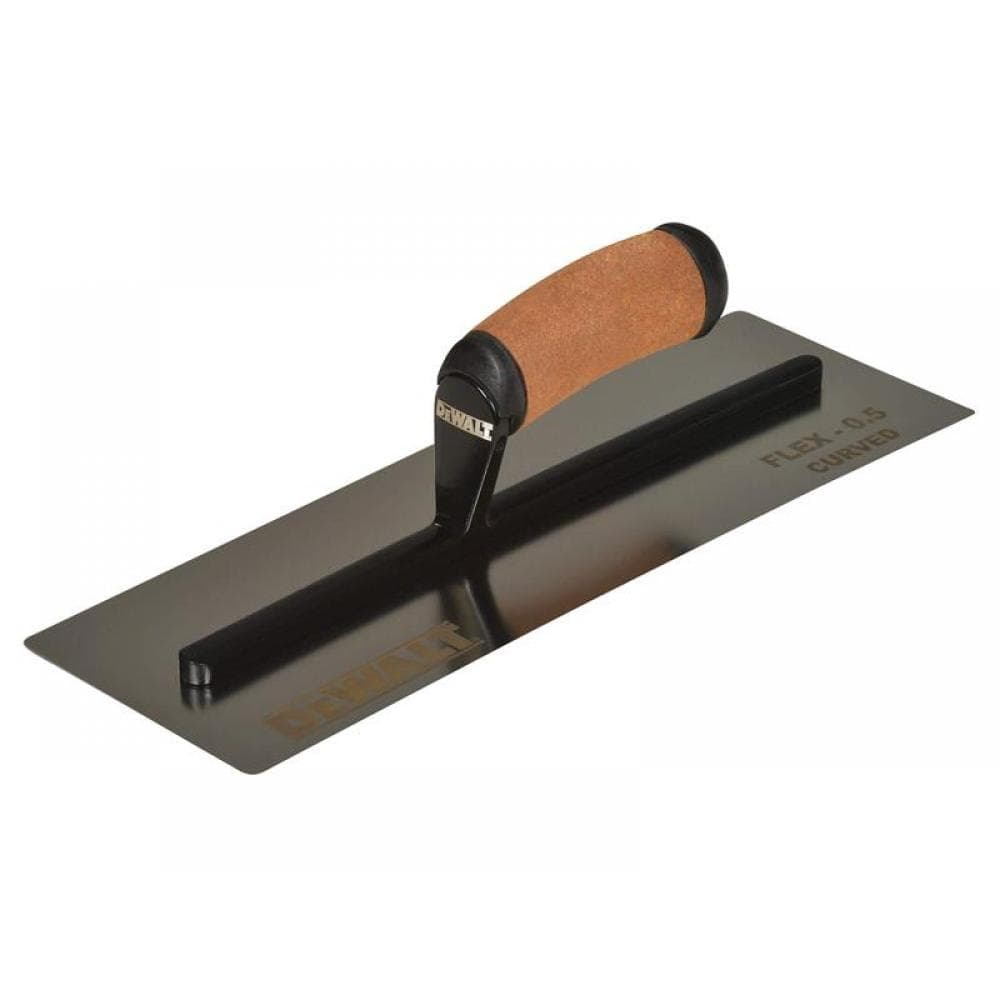 Dewalt Drywall EU 2-987 0.5Mm Flex Stainless Steel Curved Trowel Leather Handle 14In