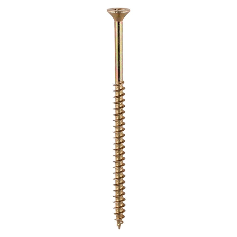 Timco 50100CHYB Solo Woodscrews - Pz - Double Countersunk - Yellow 5.0 X 100 TIMbag 90