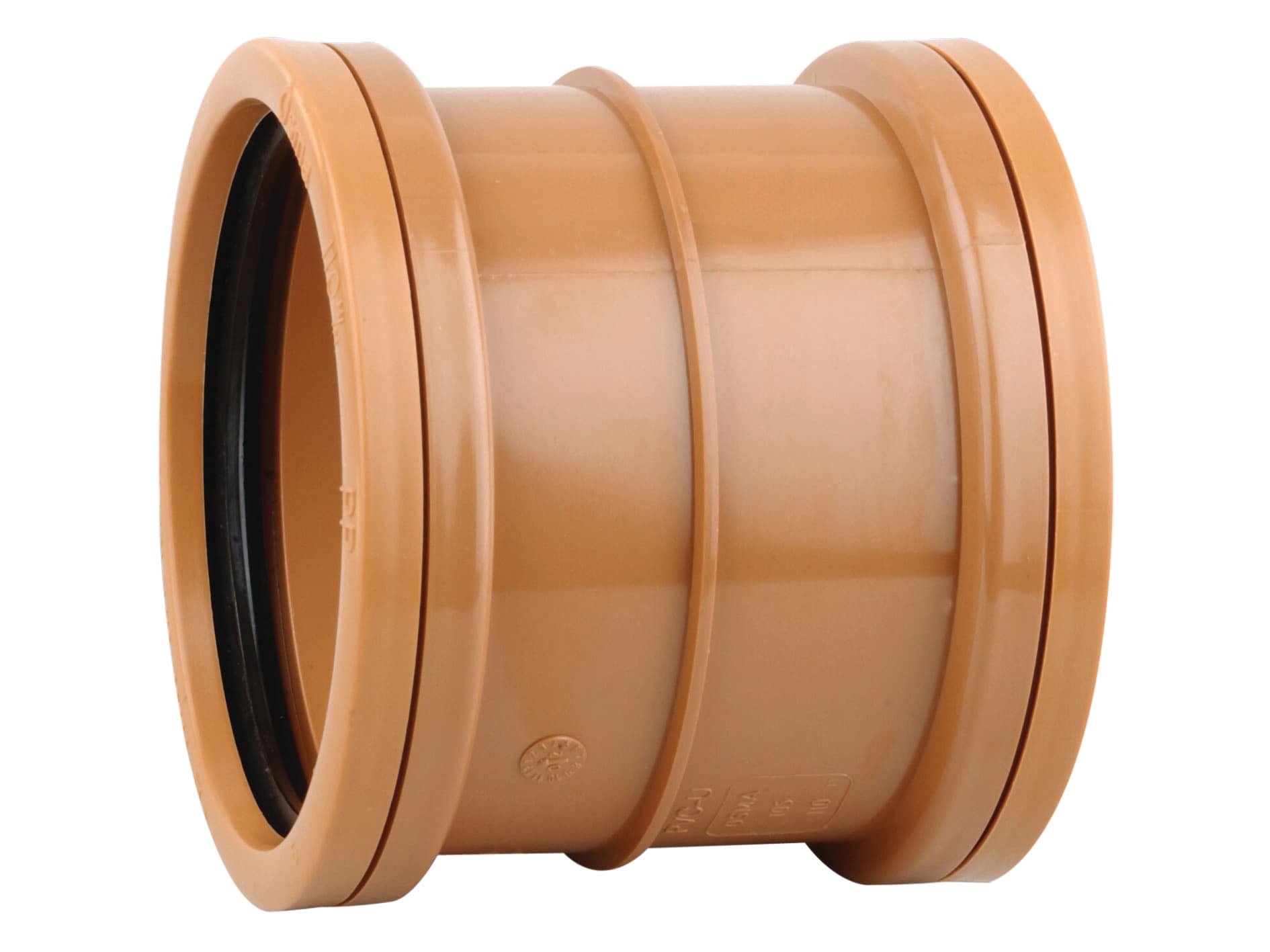OsmaDrain Double Socket Slip Coupler 160mm 6D105
