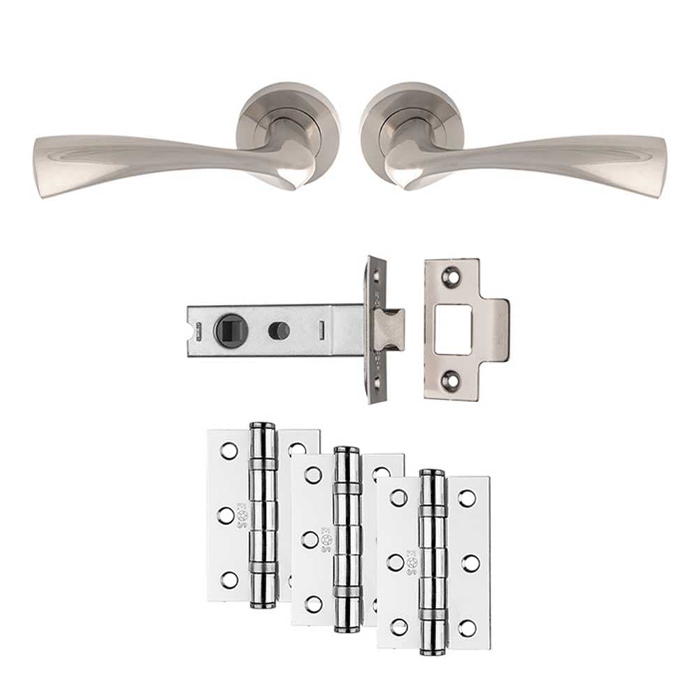 Carlisle Brass Sintra Latch Pack - Ultimate Door Pack - Satin Nickel