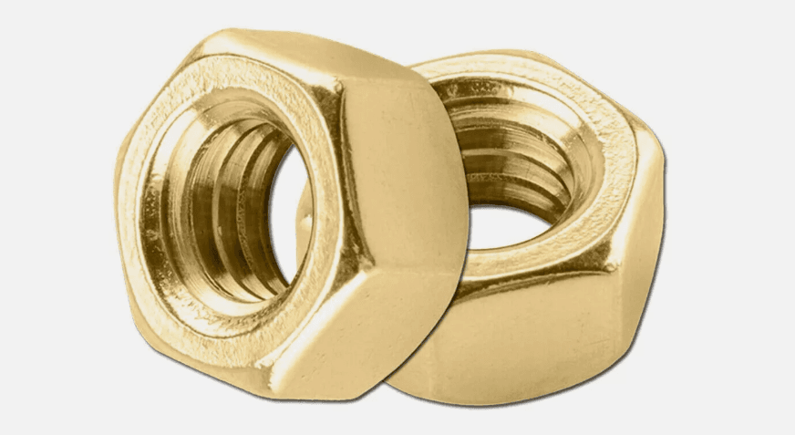 Metric Brass Full Nut DIN934