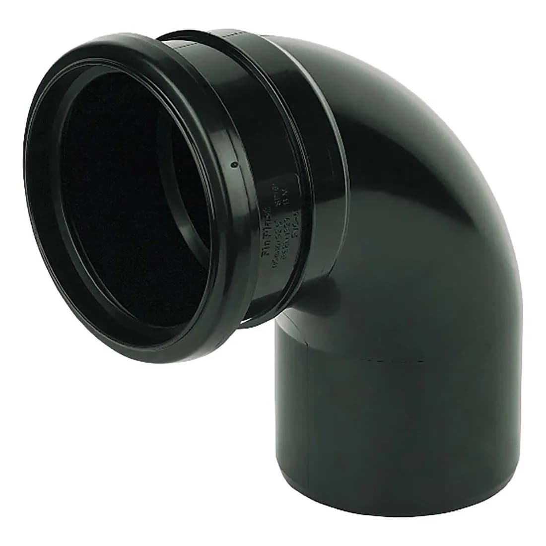 Single Socket 92.5 Degree Bend 110Mm Black Soil Sp161B