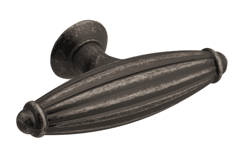 Conrad Antique Design Cabinet/Drawer Knob - 65mm - Antique Pewter - Elite Knobs & Handles