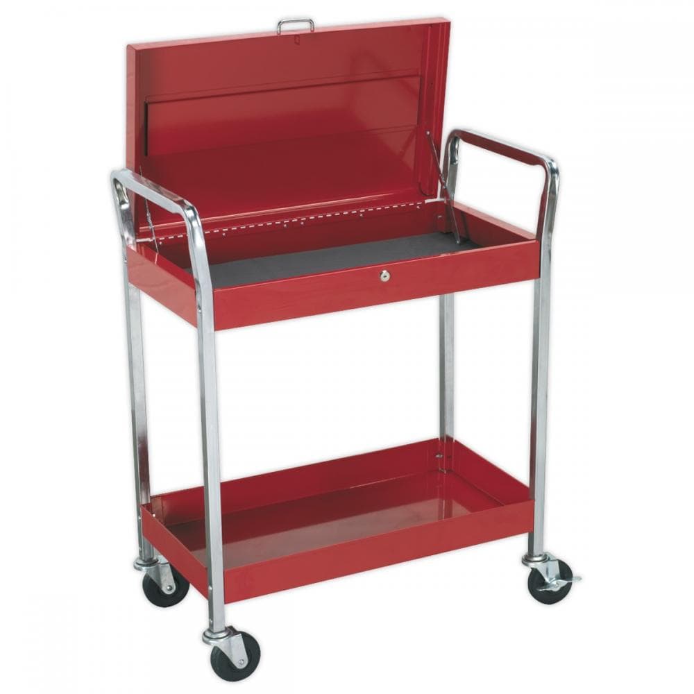 Sealey CX104 Trolley 2-Level Heavy-Duty With Lockable Top