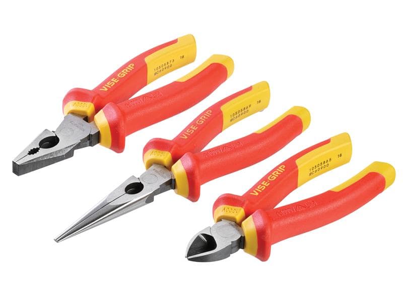 Irwin® Vise-Grip® 10505519 Vde 3Pc Plier Set