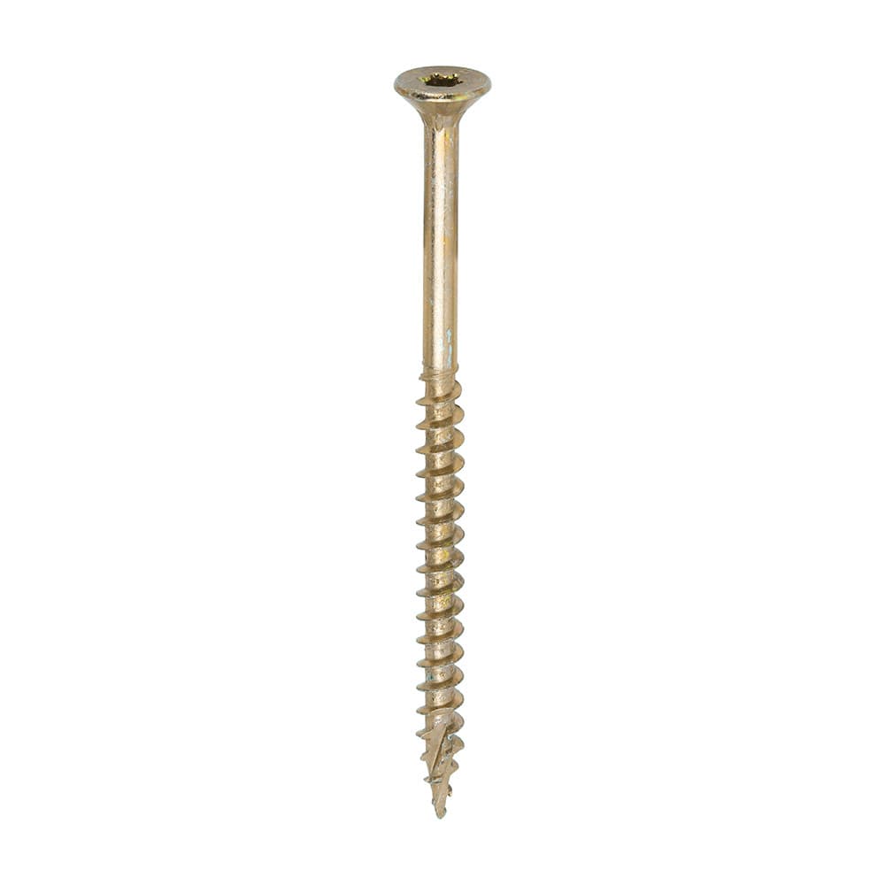 Timco 50080C2C C2 Clamp-Fix Multi-Purpose Premium Screws - Tx - Double Countersunk - Yellow 5.0 X 80 Box 200