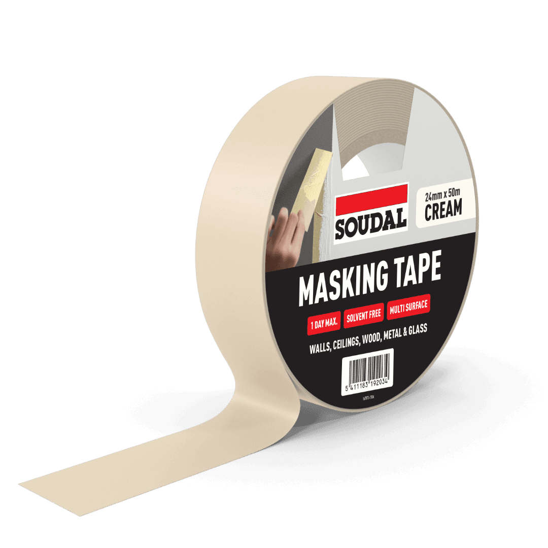 Soudal Masking Tape Cream 24Mm X 50M 167073