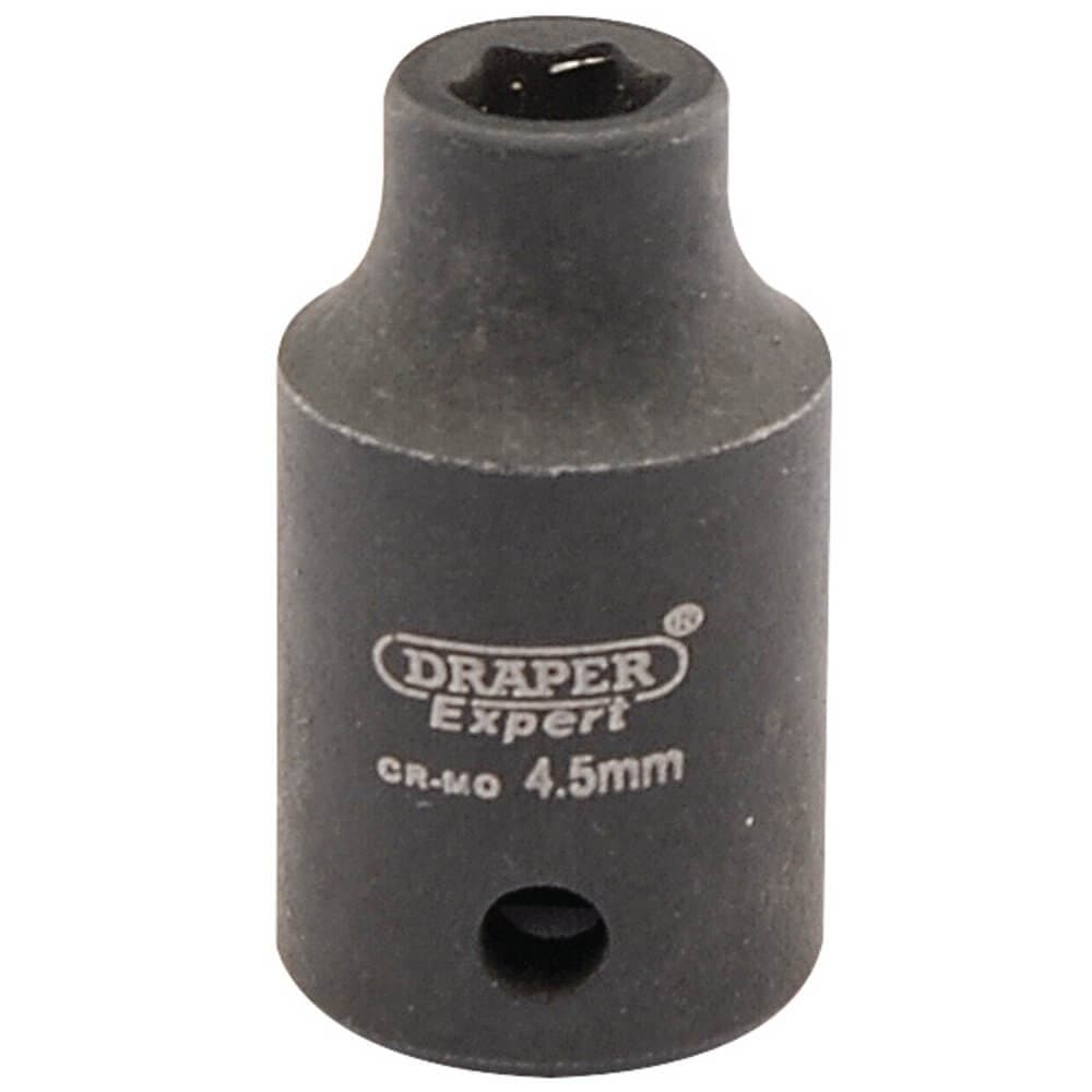 Draper Expert 05003 Expert Hi-Torq® 6 Point Impact Socket 1/4in Sq. Dr. 4.5Mm each