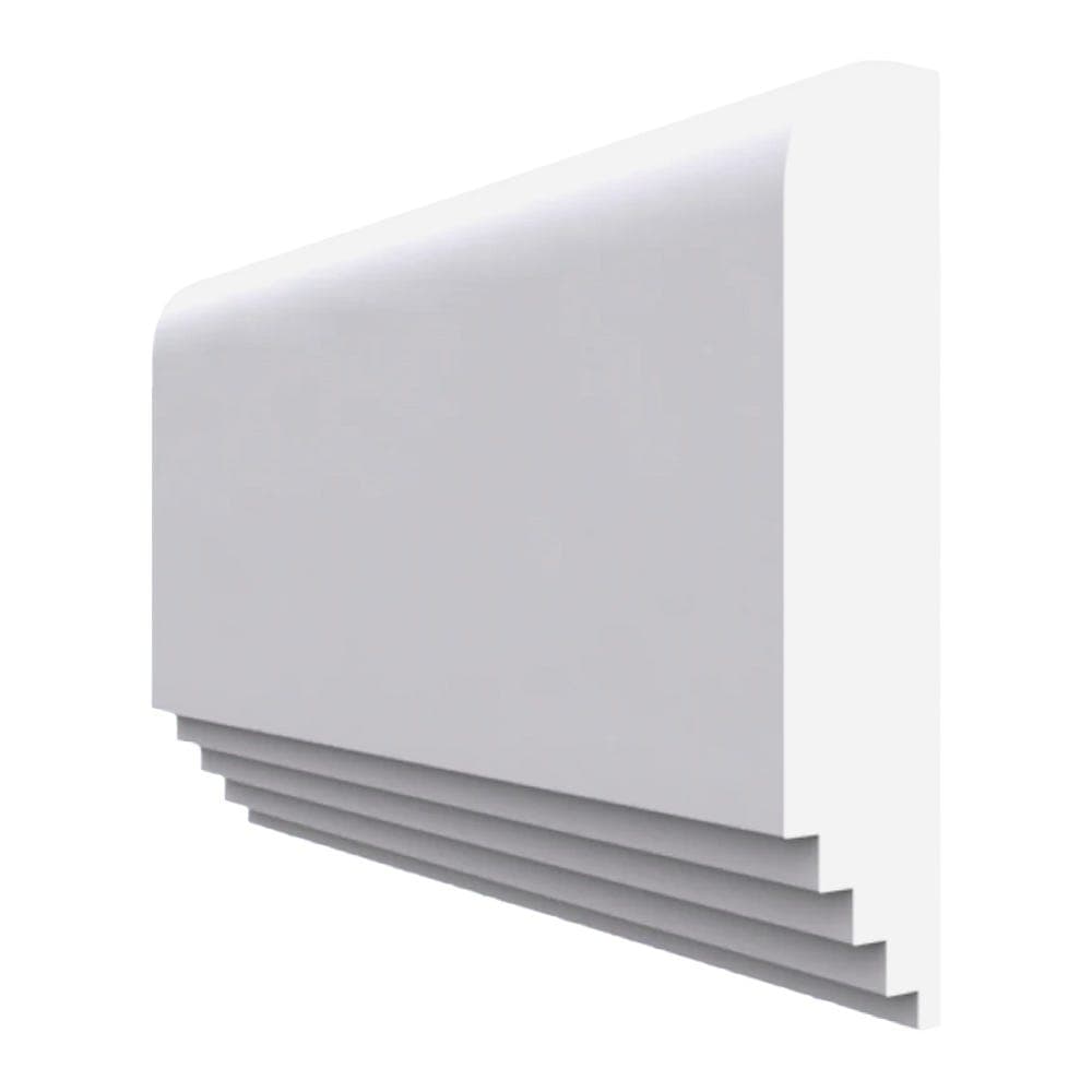 Mini Stepped MDF Dado Rail White Primed 4200mm x 70mm x 18mm