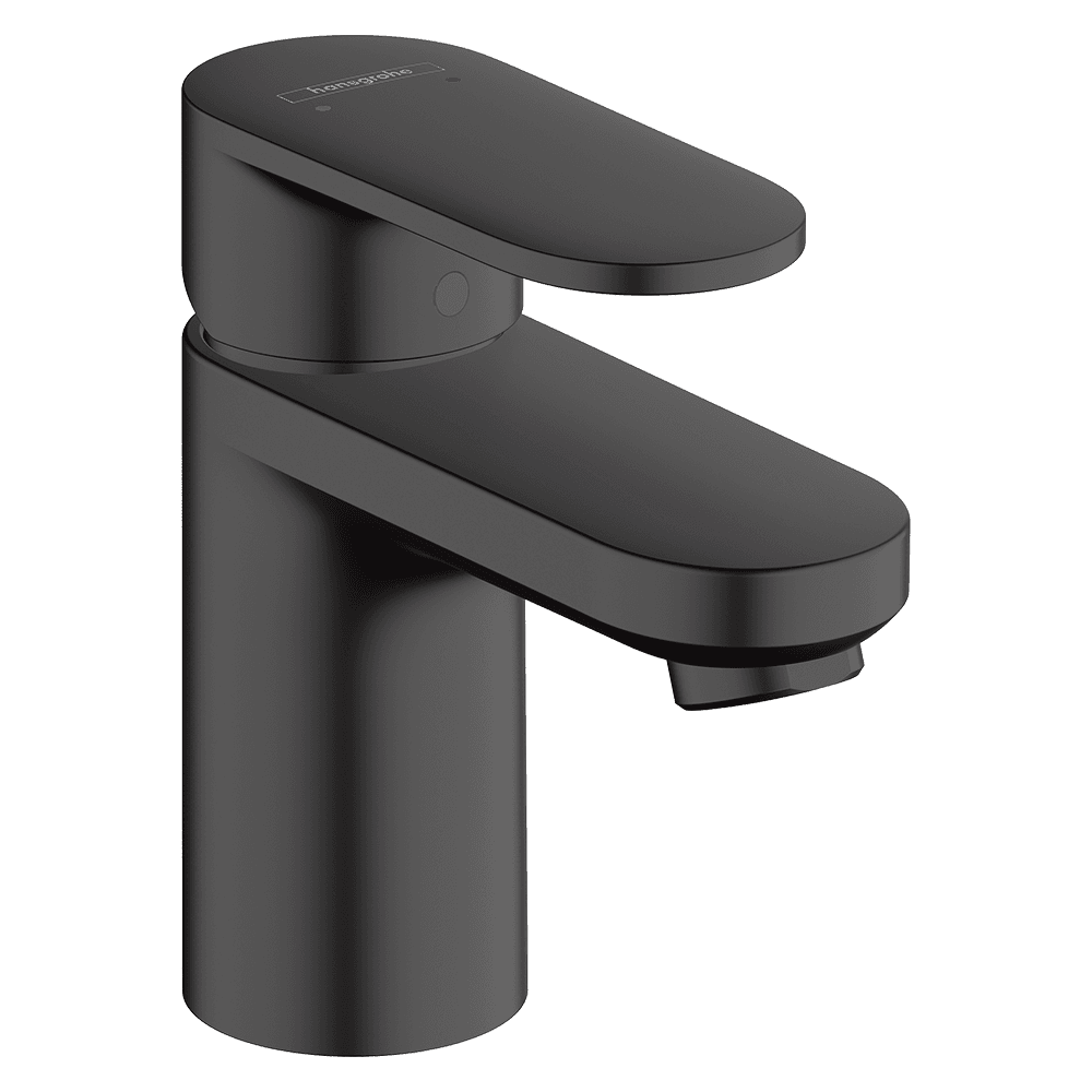 Hansgrohe Vernis Blend Single lever basin mixer 70 with pop-up waste set - Matt Black - 71550670