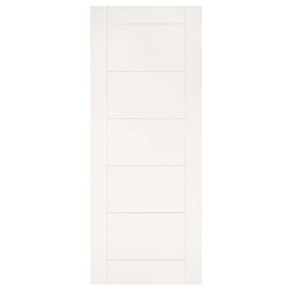 Deanta White Primed Solid PB Core Seville Fire Door, 1981x762x45mm