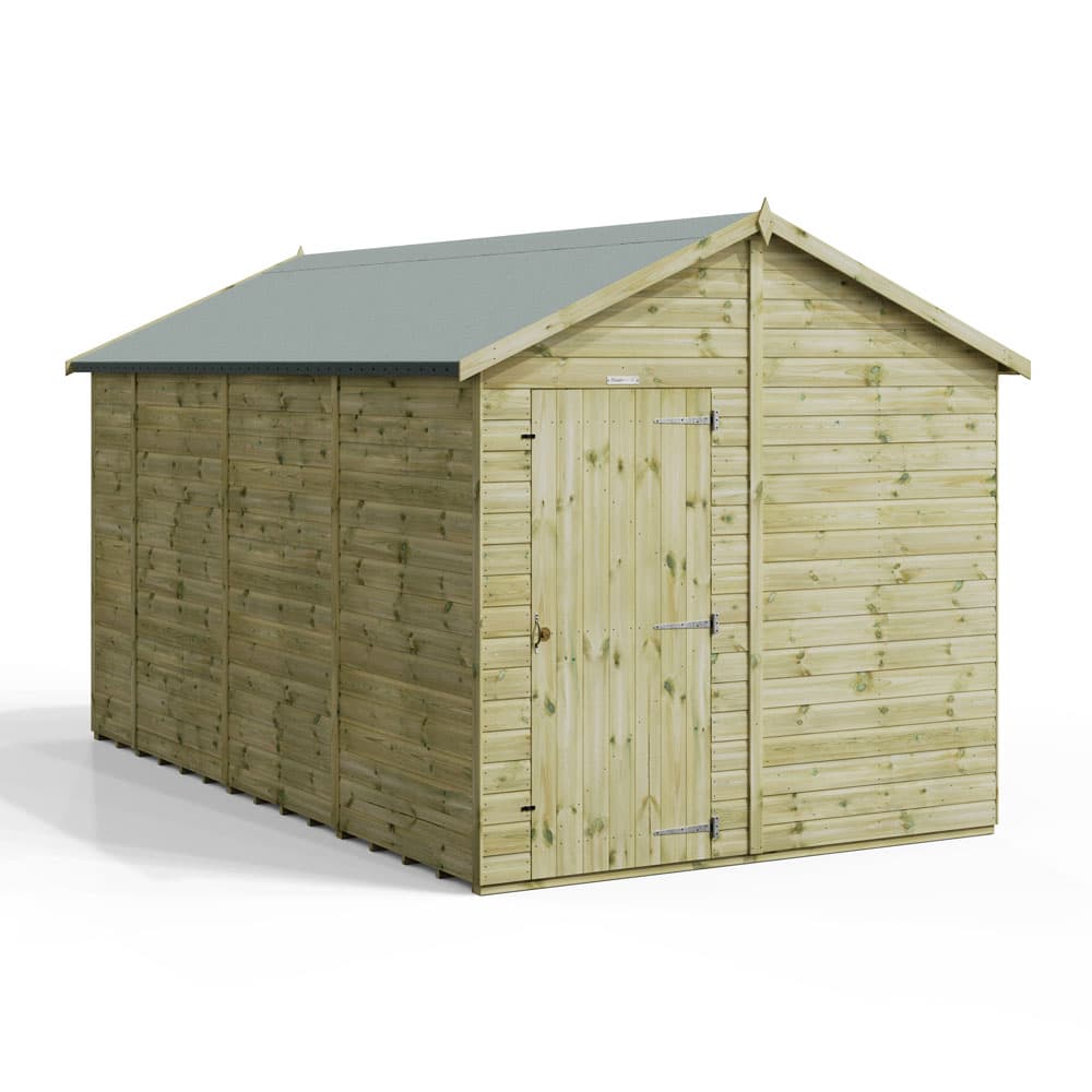 14x8 Premium Powersheds Apex No Windows