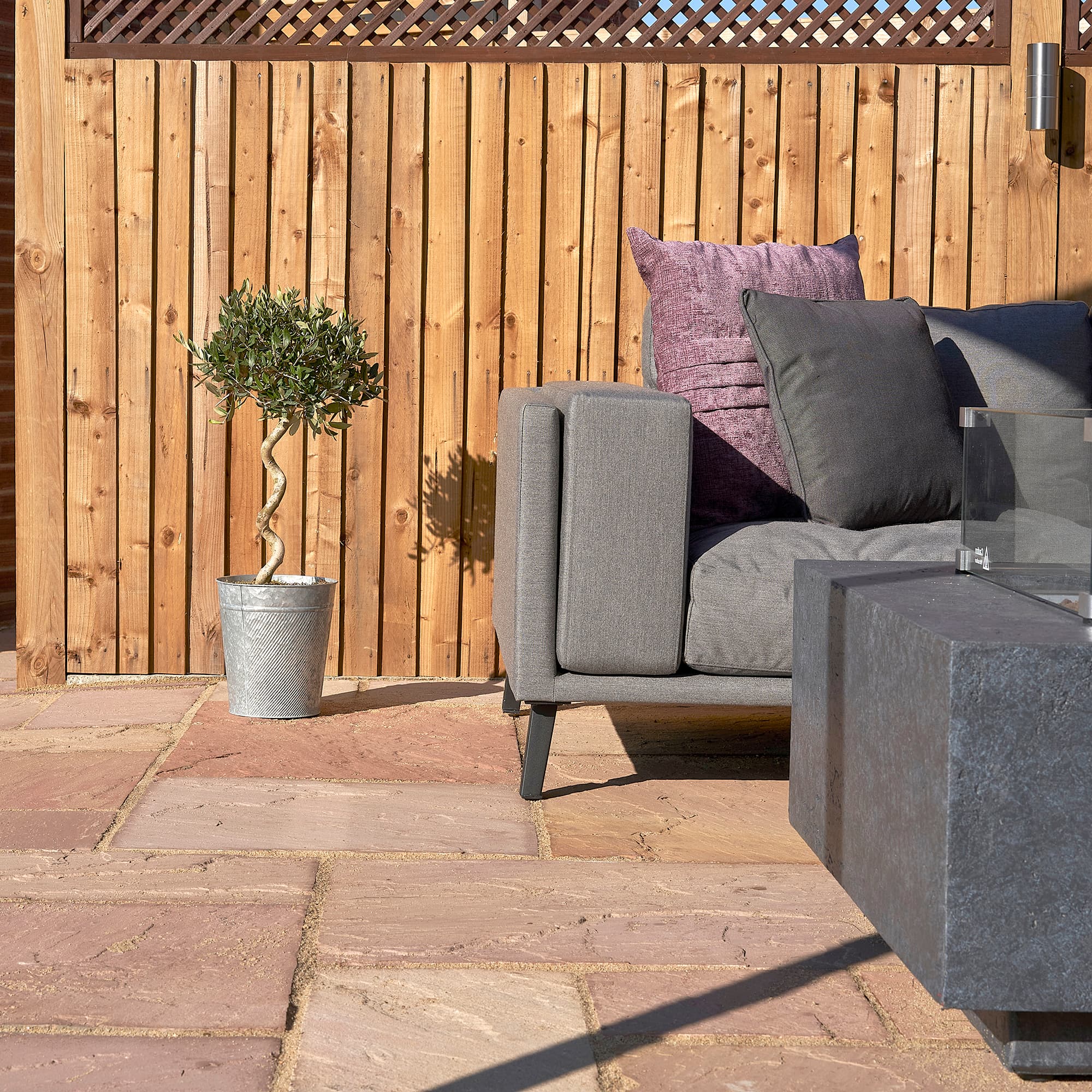 Global Stone Sandstone Paving Project Pack Modak Rose 15.30m2