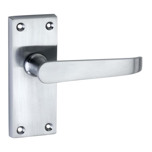 4Trade Victorian Lever Latch Handle Satin Nickel