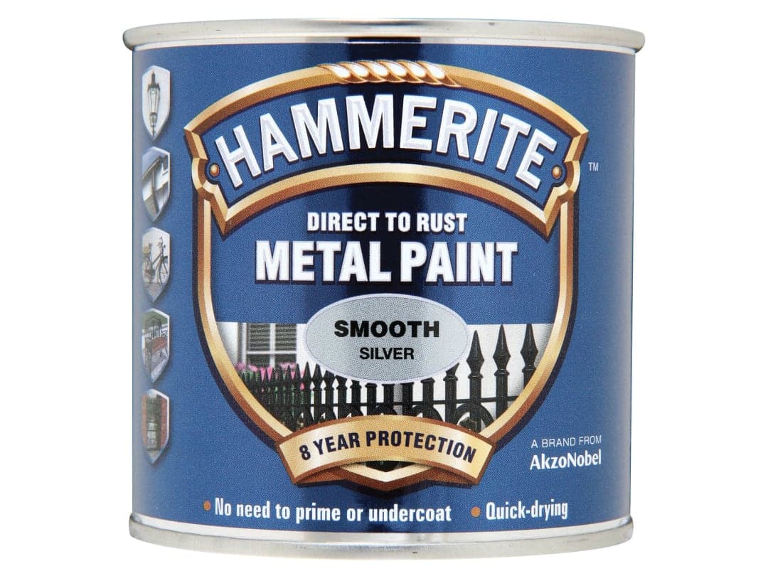Hammerite Direct To Metal Smooth Silver 750ml 5092808
