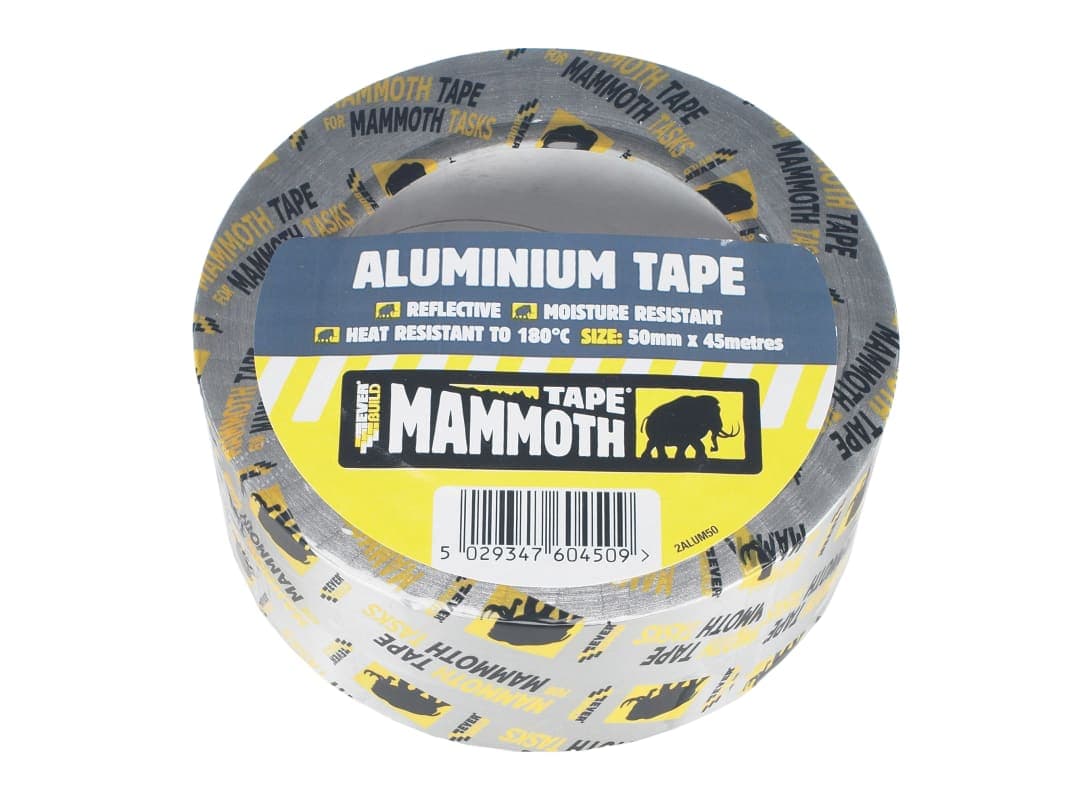 Everbuild Sika Aluminium Tape Silver 50mm x 45m 482270