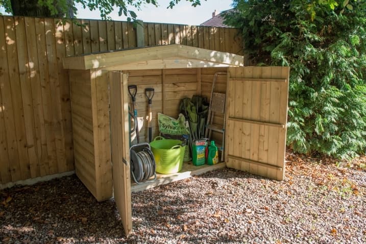 Pressure Treaded Apex Large Outdoor Store - 4'11" x 6'5"