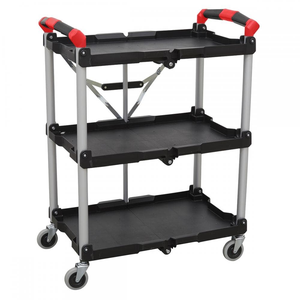 Sealey CX314 Folding Workshop Trolley 3-Level